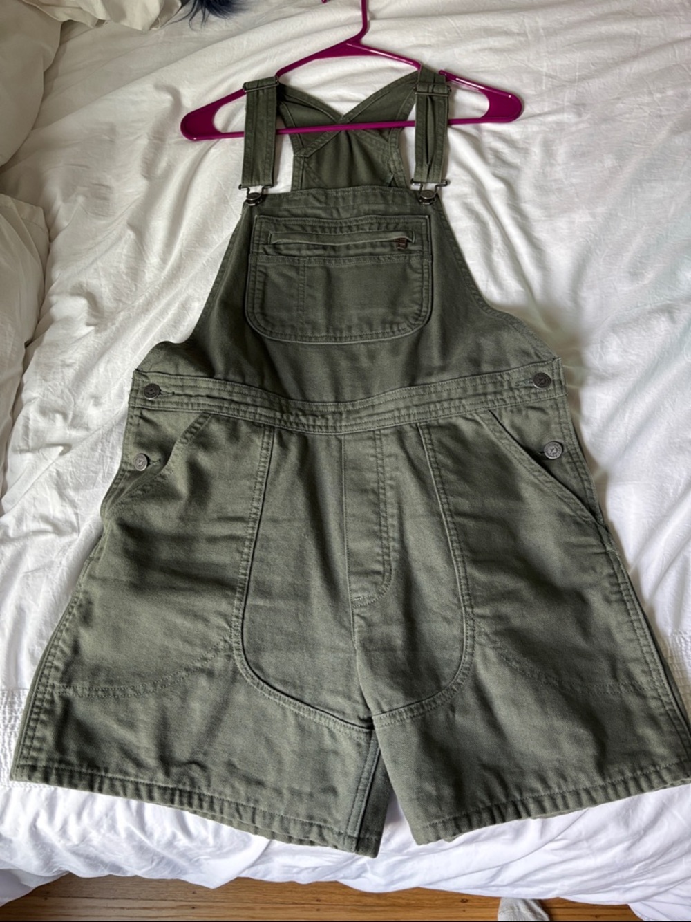 Patagonia Olive Green Short Overalls - Picture 4 of 6